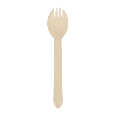 6" Wooden Sporks, 1000 ct